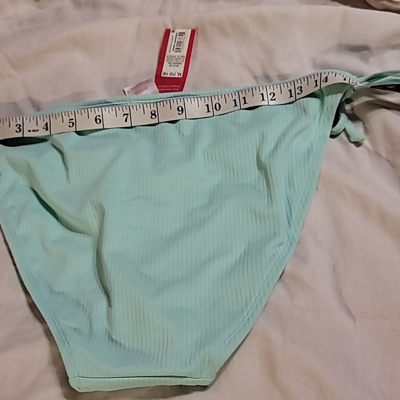 SIDE TIE HIPSTER MINT GREEN BIKINI BOTTOM - Picture 7 of 10